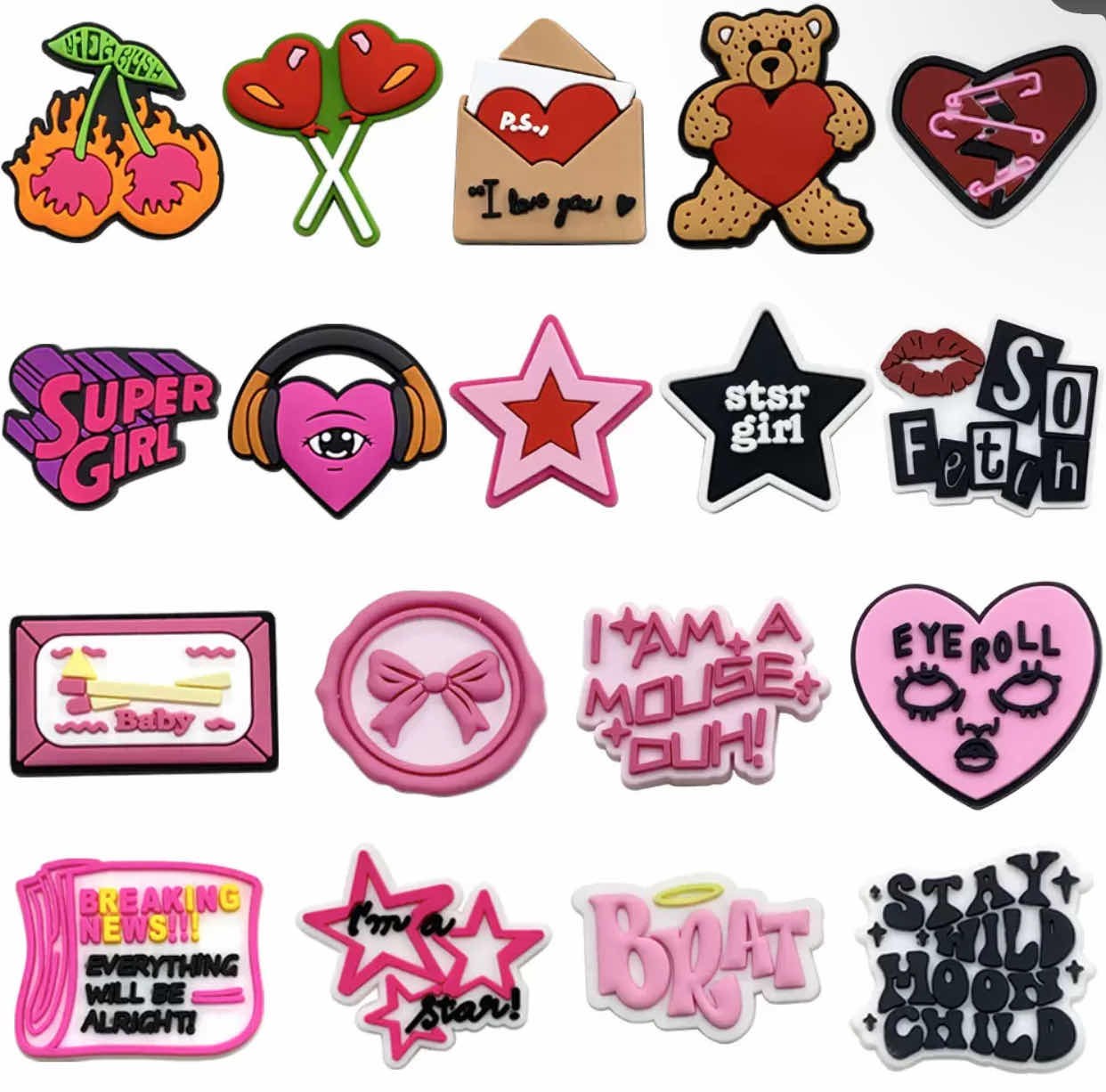 Lot de pins love !