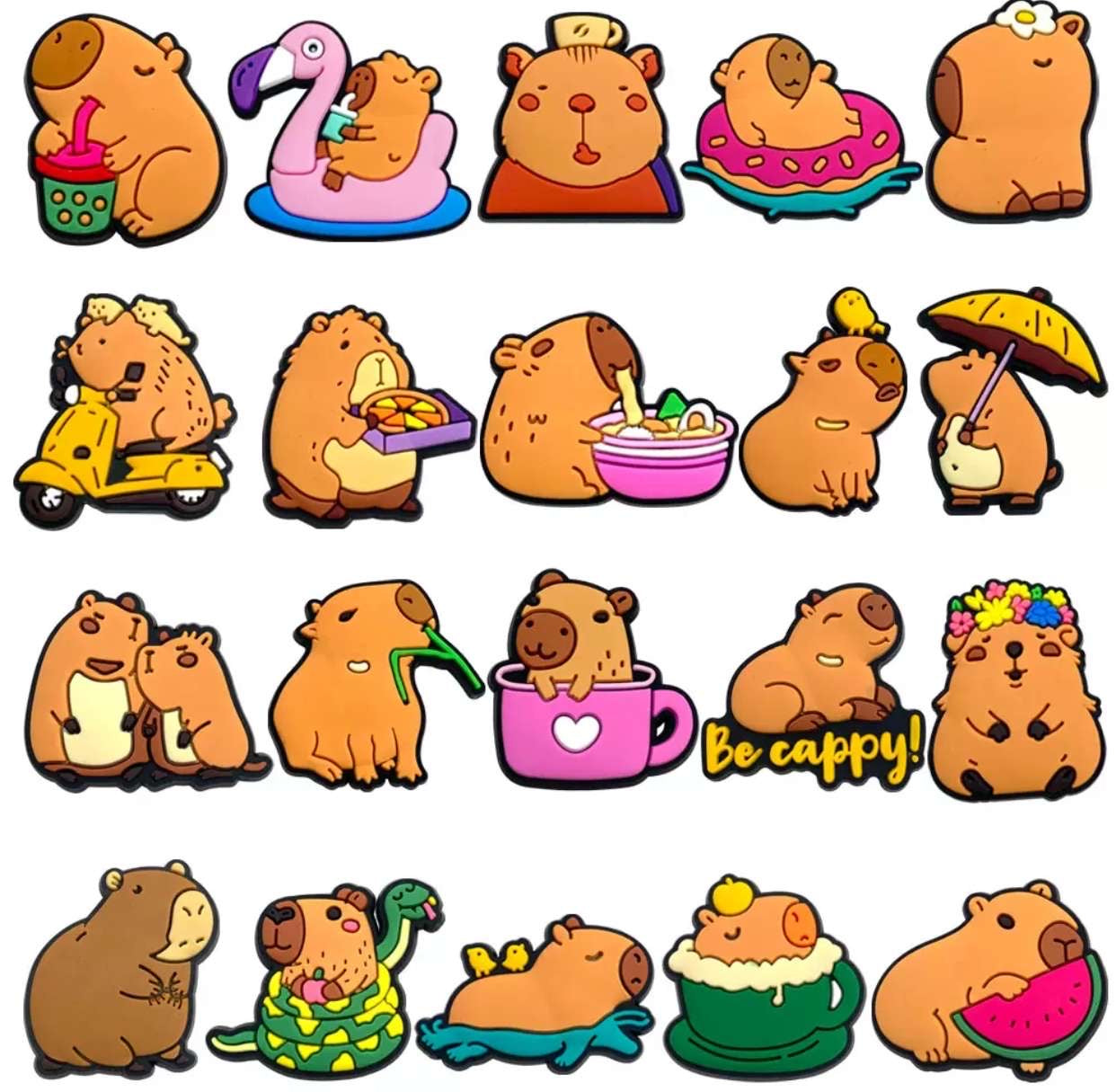 Lot de pins capybara !