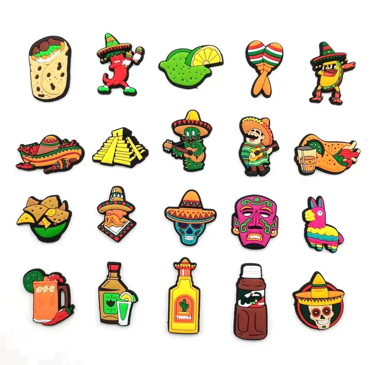 Lot de pins du style mexicain !